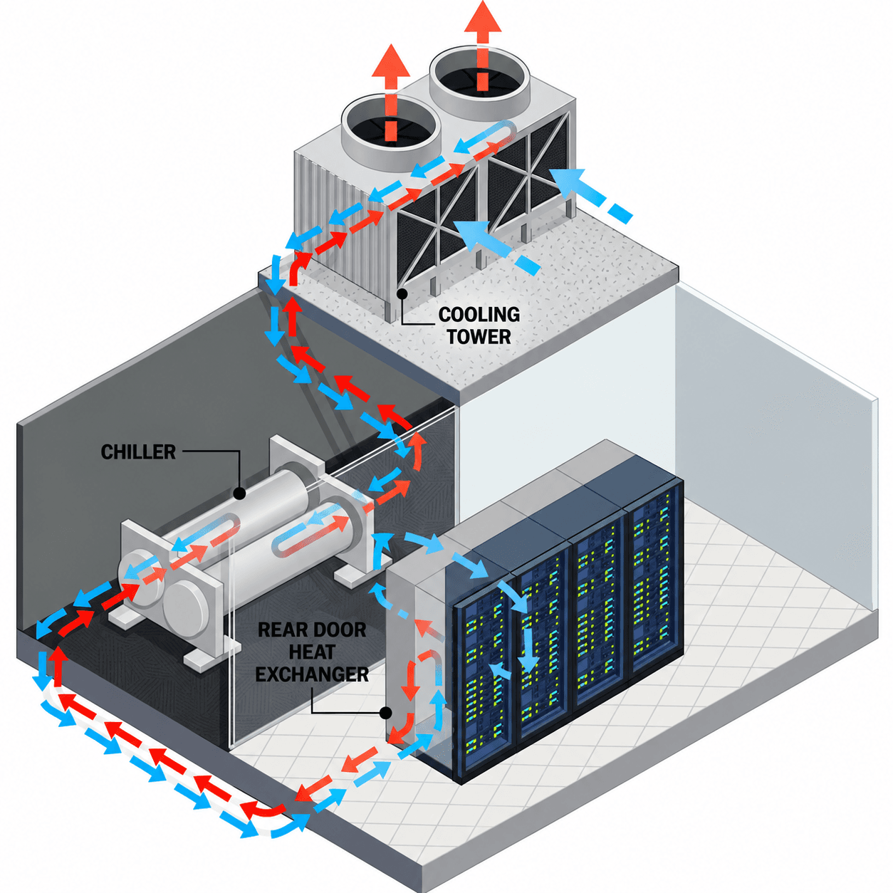AC services for server rooms and small technical rooms