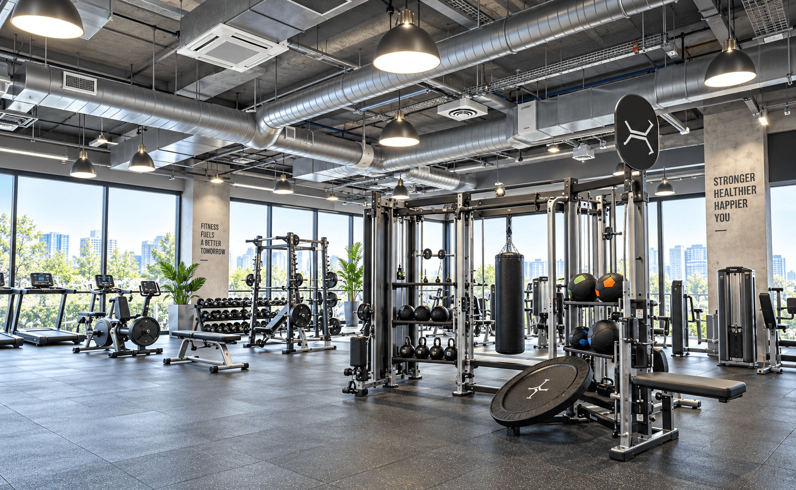 HVAC and ventilation services for gyms and sports clubs